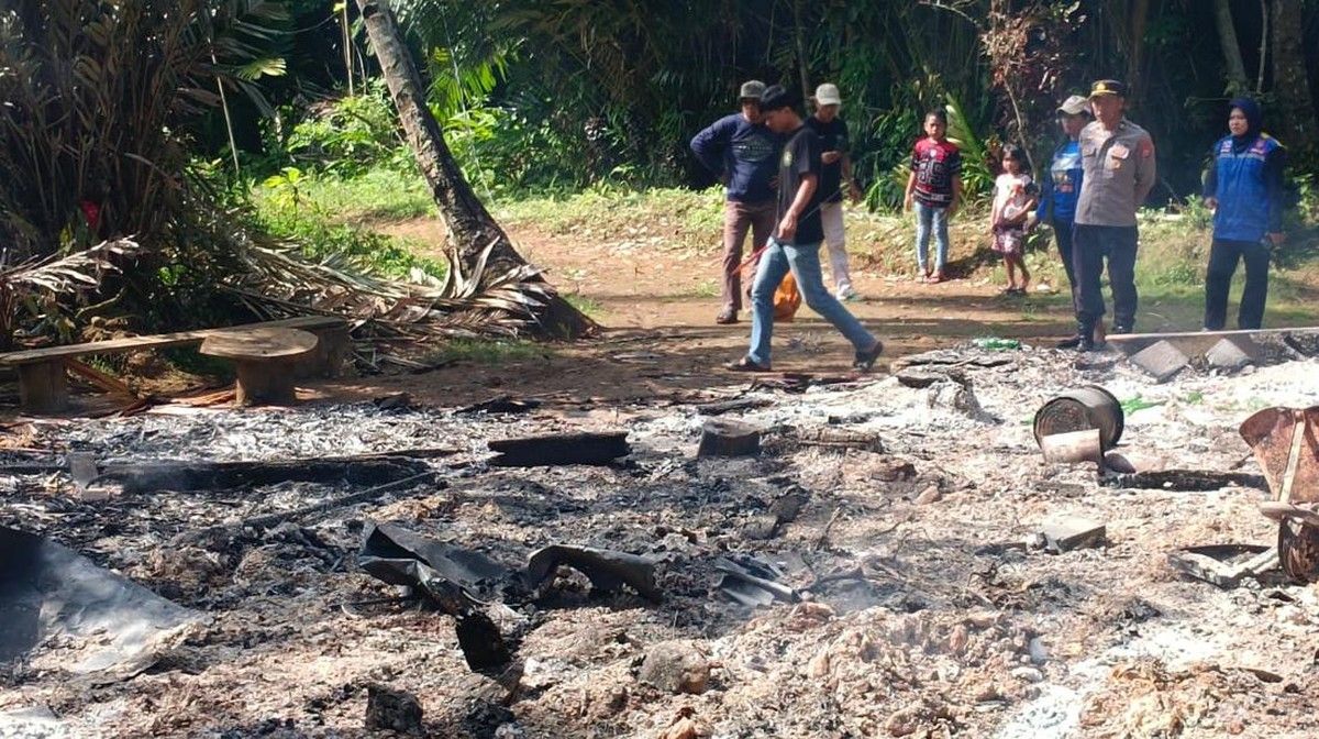 Pria di Luwu Timur Bakar Rumah Mertua Akibat Cekcok
