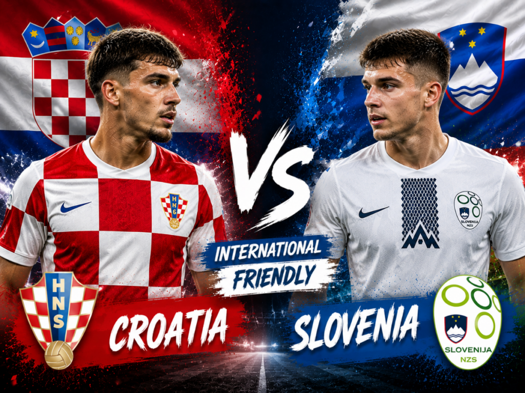 Kroasia Menghadapi Slovenia dalam Laga Persahabatan di Varazdin