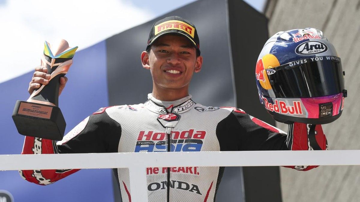 Veda Ega Pratama Raih Posisi Sembilan di Moto3 Hungaria