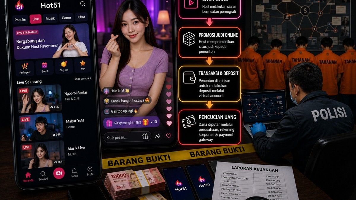 Polda Metro Jaya Ungkap Kasus Kriminal Melalui Aplikasi Hot51