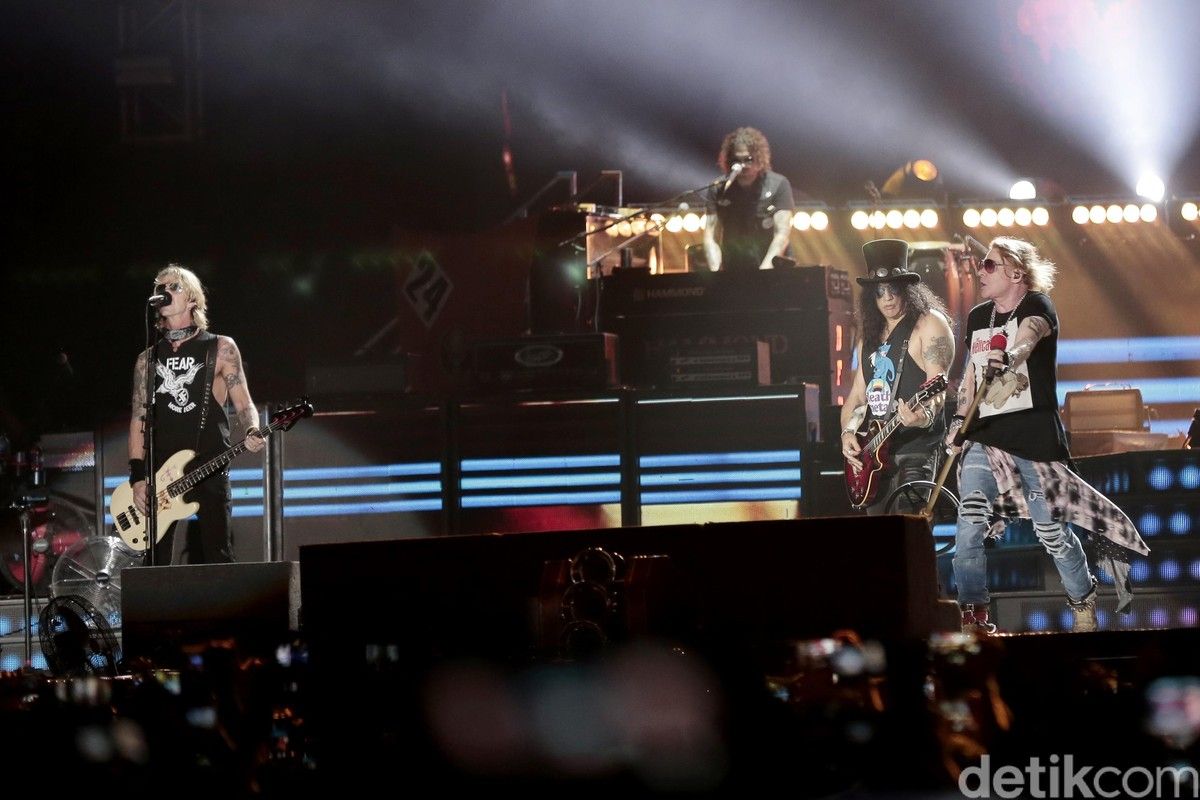 Guns N Roses Beri Sinyal Gelar Konser Ketiga di Jakarta