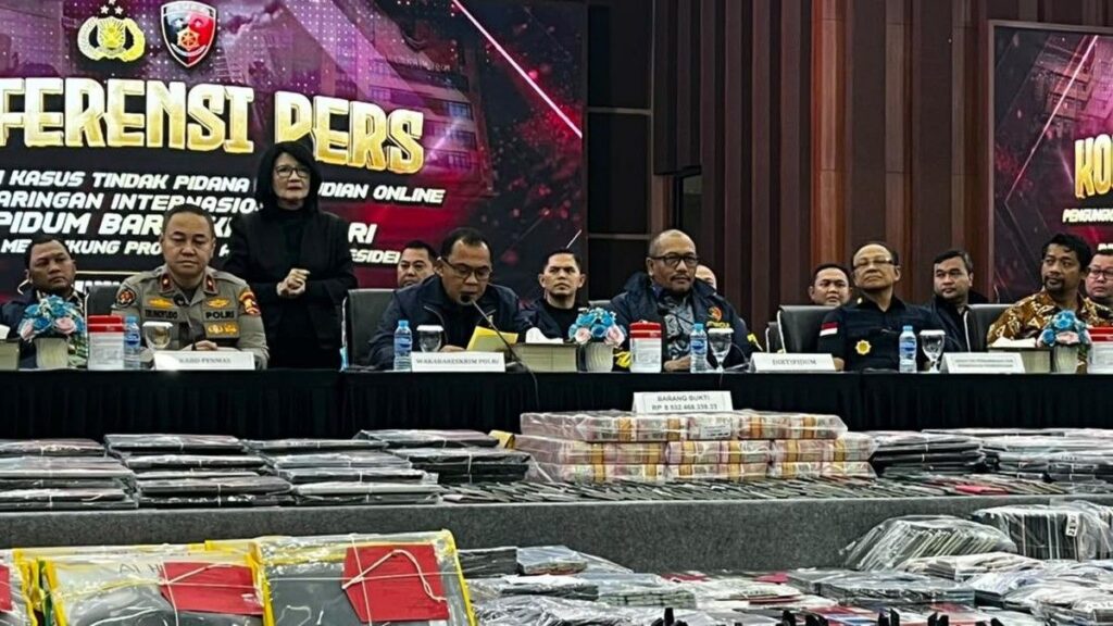 Bareskrim Polri Tetapkan 287 WNA Tersangka Kasus Judi Online Jakarta