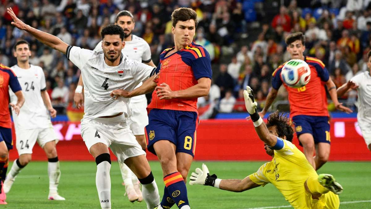 Timnas Spanyol Gagal Taklukkan Irak dalam Laga Uji Coba