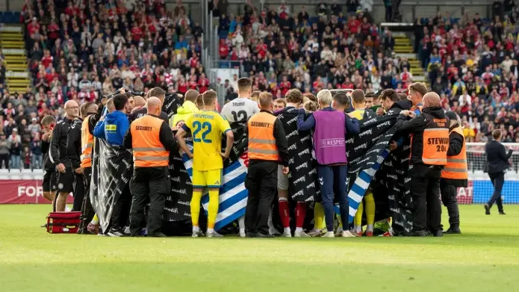 Gelandang Denmark Christian Eriksen Kolaps Saat Laga Melawan Ukraina