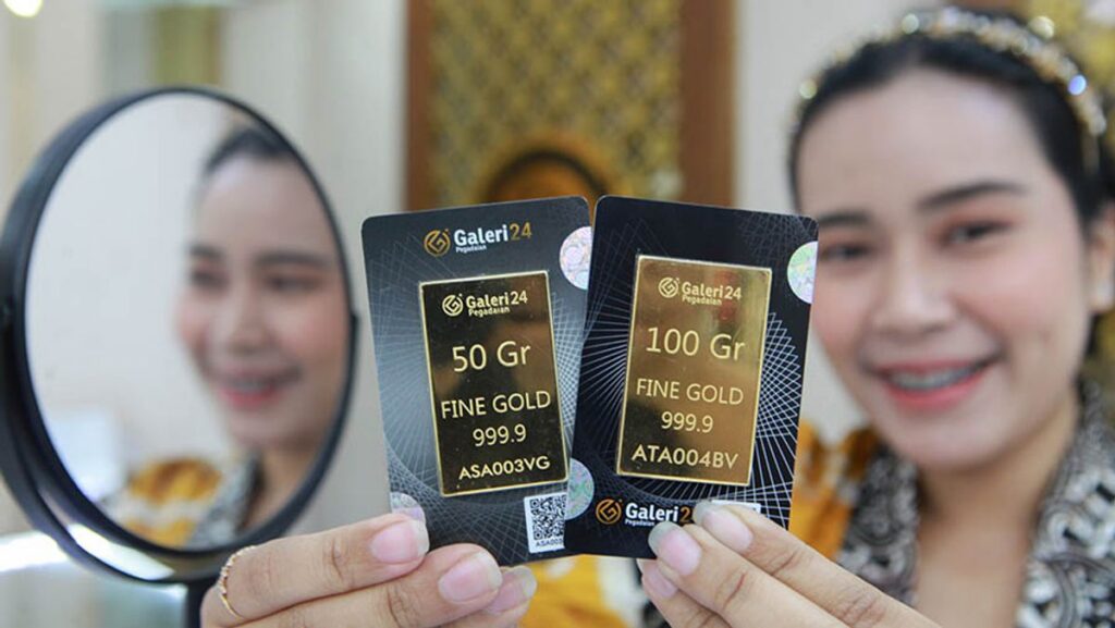 Harga Emas Pegadaian 17 Juni 2026 Mandek untuk Cetakan Antam UBS dan Galeri 24