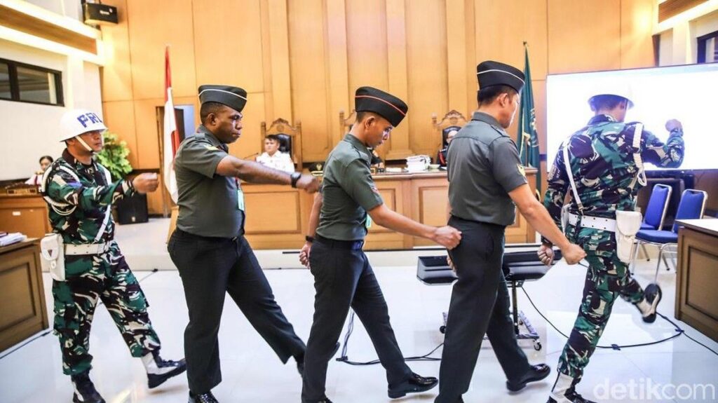 Pengadilan Militer Pecat Dua Anggota TNI Pembunuh Kepala Cabang Bank