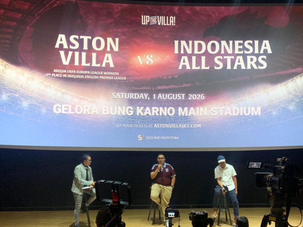 Aston Villa Melawan Indonesia All Stars di Jakarta Agustus Mendatang