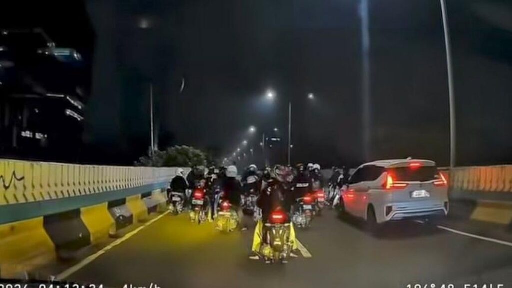 Polisi Selidiki Aksi Balap Liar Motor di JLNT Antasari