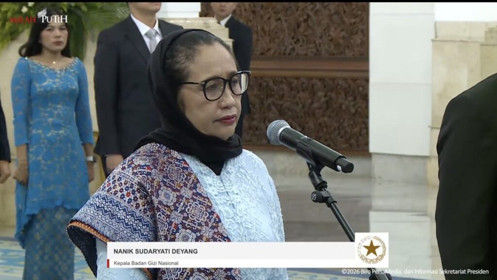 Prabowo Subianto Lantik Nanik Sudaryati Deyang Jadi Kepala Badan Gizi Nasional
