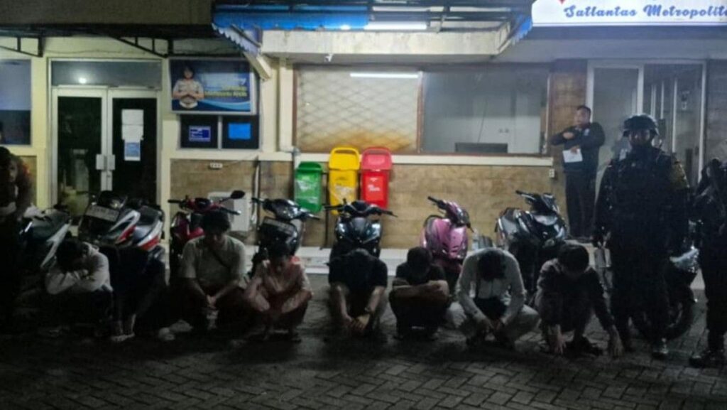 Polisi Sita Delapan Motor Saat Bubarkan Rencana Balap Liar di Duren Sawit
