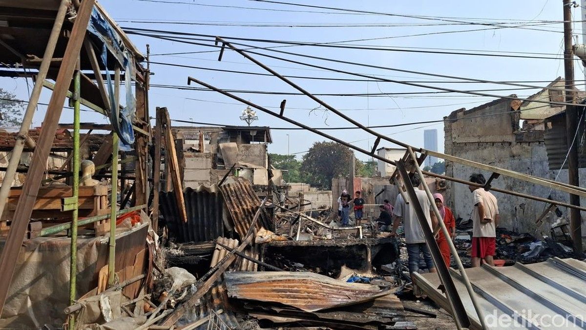 Kebakaran Hanguskan 250 Rumah di Kemayoran Jakarta Pusat