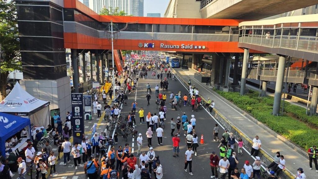 Pemprov DKI Jakarta Membuka Kembali Car Free Day Rasuna Said