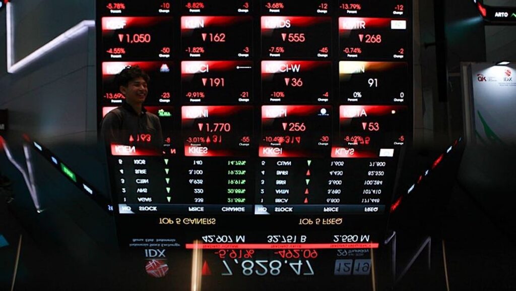 IHSG Ambles 4,11 Persen Menjadi Pelemahan Terburuk di Dunia