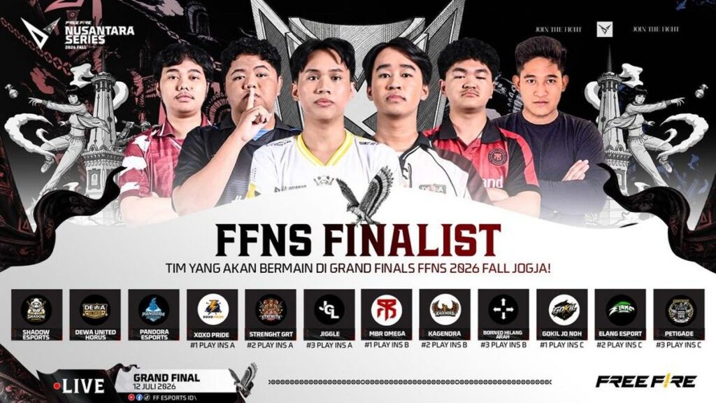 9 Tim Free Fire Lolos dari Play-Ins ke Grand Final FFNS 2026 Fall