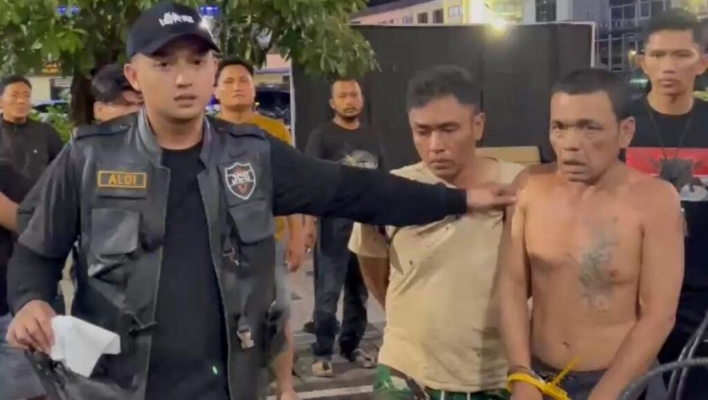 Polrestabes Medan Tangkap Dua Preman Penganiaya Wanita Hamil di Deli Serdang