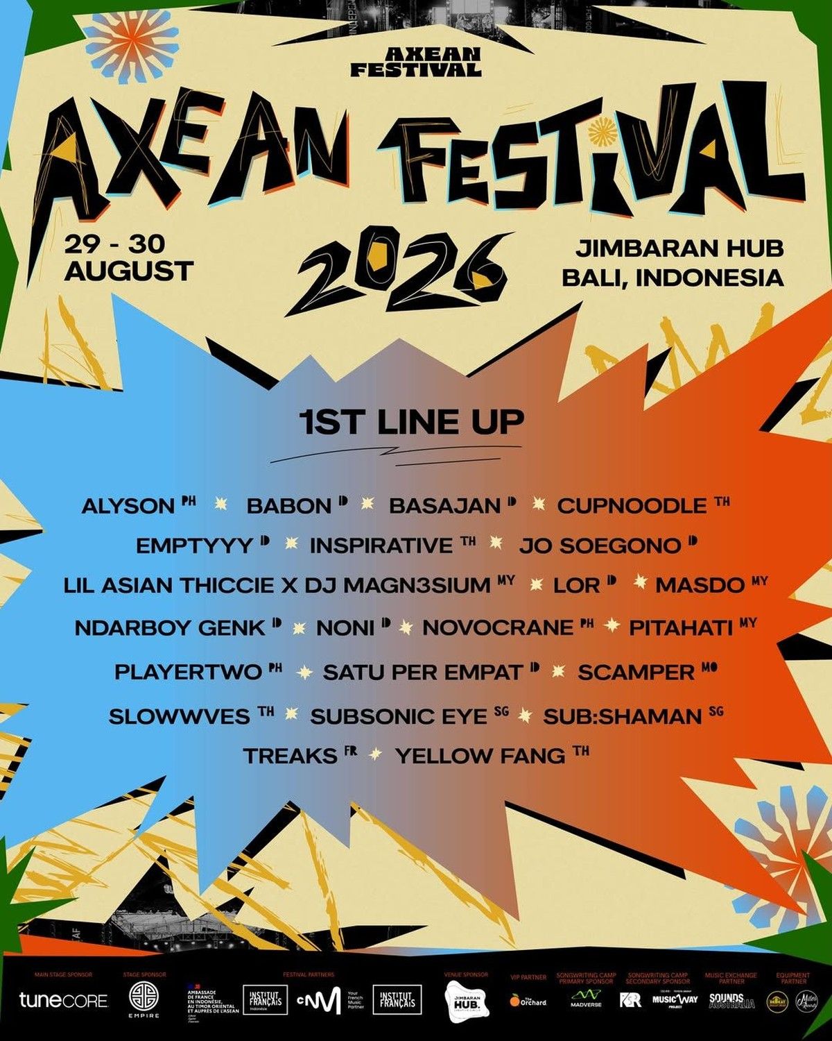 AXEAN Festival 2026 Gelar Musik dan Jejaring Internasional di Bali
