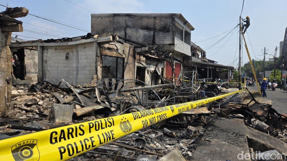 Kebakaran Permukiman di Tanah Abang Tewaskan Satu Orang