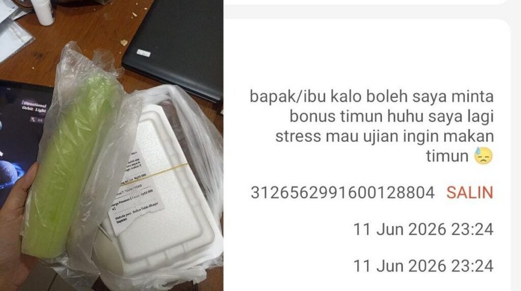 Warung Nasi Goreng di Salatiga Viral Usai Beri Lalapan Timun Utuh Kupas