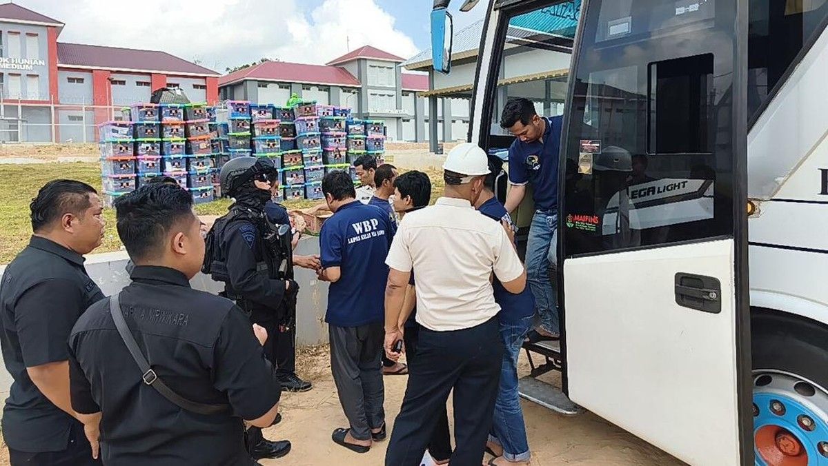 Ditjenpas Pindahkan 2.543 Narapidana dari Lapas Jambi dan Bagansiapiapi