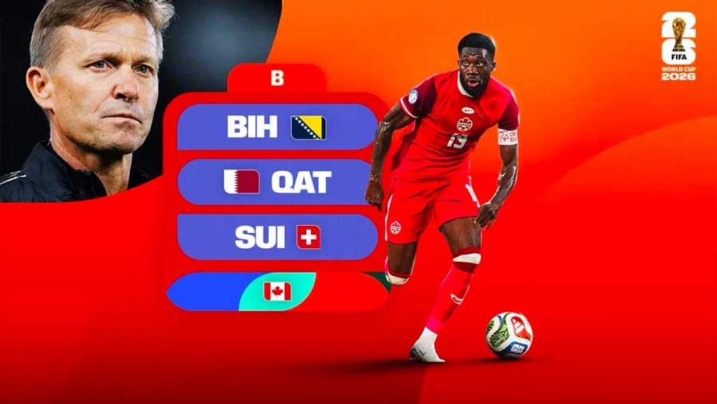 Kanada Tahan Imbang Bosnia 1-1 di Laga Grup B Piala Dunia 2026