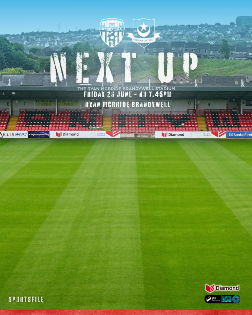 Derry City Jamu Drogheda United di Lapangan Hibrida Baru