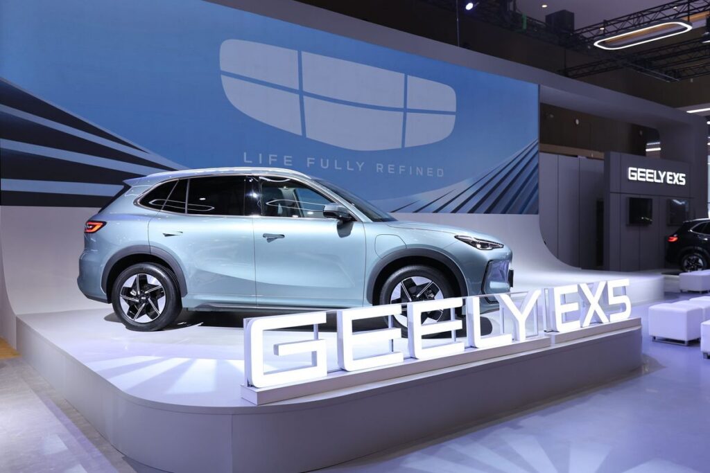 Geely EX5 Bersiap Meluncur dengan Tambahan Sensor LiDAR dan Tenaga 329 HP