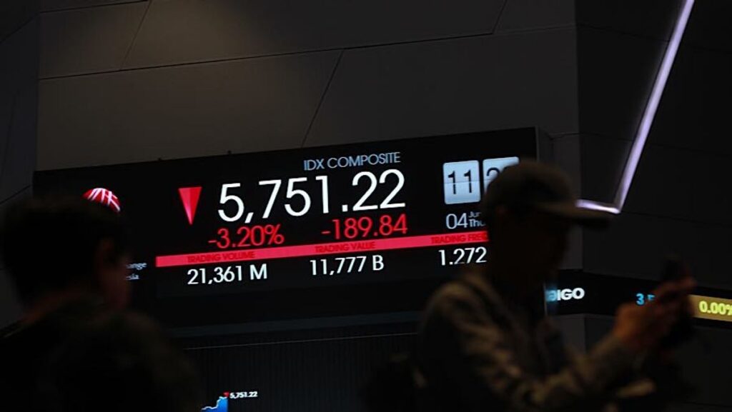 Aksi Jual Asing Rp1,27 Triliun Tekan IHSG ke Zona Merah