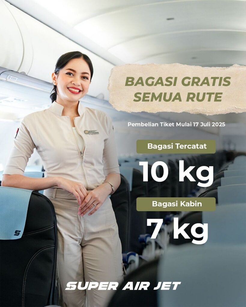 Lion Air dan Super Air Jet Bantah Isu Hapus Bagasi Gratis