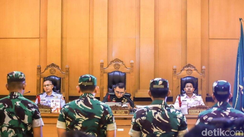 Oditur Militer Tuntut Empat Prajurit TNI Dua Tahun Enam Bulan Penjara