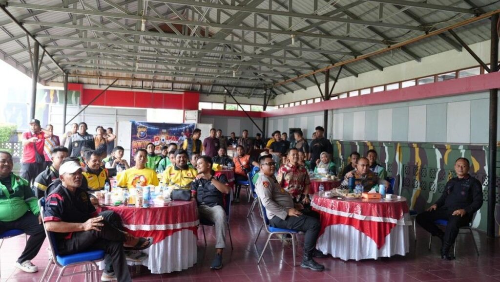 Polda Riau Gelar Nobar Piala Dunia 2026 Bersama Ratusan Driver Ojol