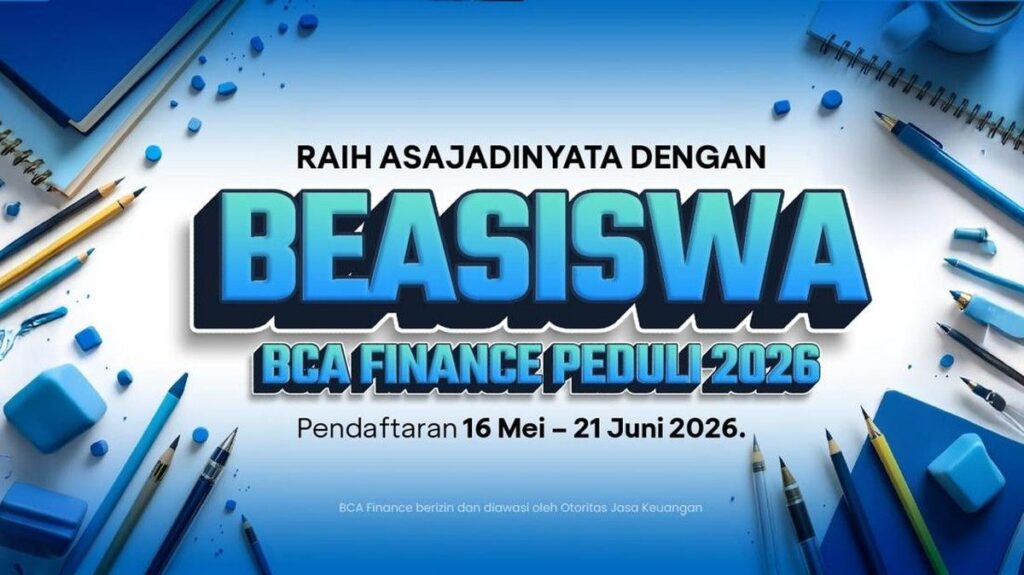 BCA Finance Membuka Pendaftaran Beasiswa 2026