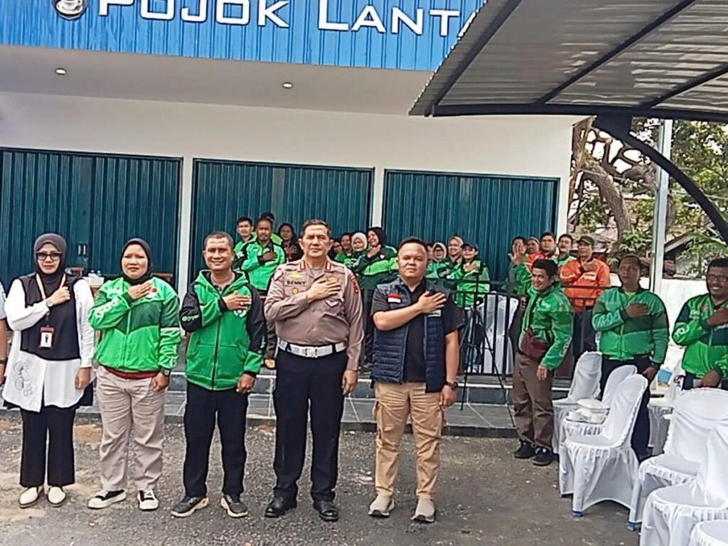 Ditlantas Polda Jambi Rangkul Komunitas Ojek Online Melalui Polantas Menyapa