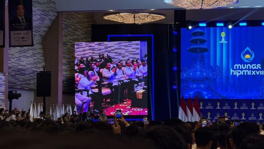 Prabowo Subianto Buka Munas XVIII HIPMI di Lampung