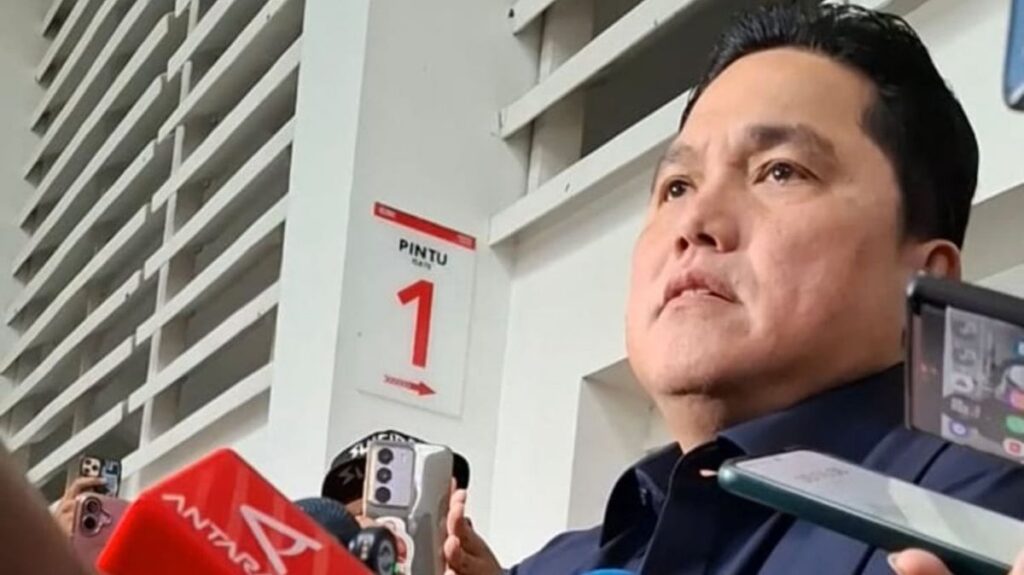 Erick Thohir Klarifikasi Video Viral Tos dengan Elkan Baggott