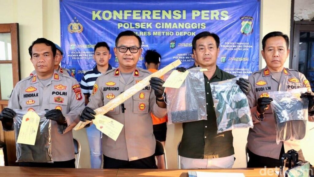 Polisi Tangkap Perampok Pembacok Ibu dan Anak di Depok