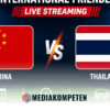 Timnas China Bersiap Hadapi Thailand dalam Laga Persahabatan