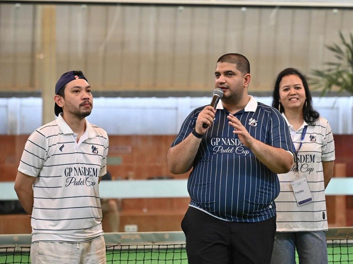 Rajiv Membuka Turnamen GP NasDem Padel Cup di Jakarta Selatan