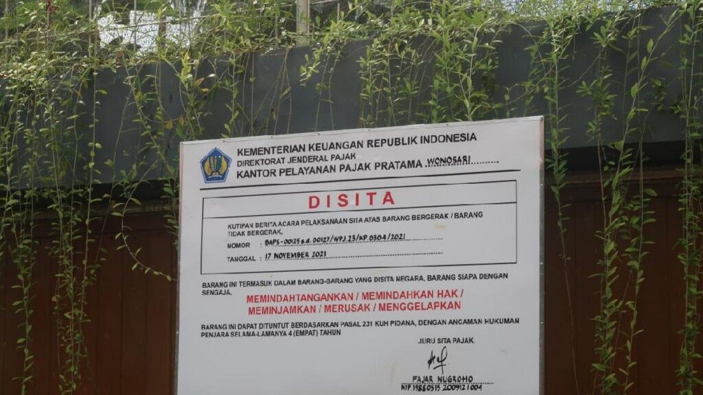 DJP Sita 518 Aset Penunggak Pajak Senilai Rp 78,9 Miliar