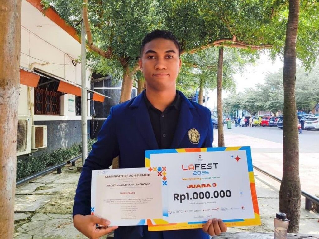 Mahasiswa Universitas Brawijaya Asal Madagaskar Sabet Juara Tiga Kompetisi Bahasa Indonesia