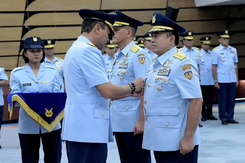 Marsekal Madya Arif Widianto Resmi Menjabat Irjenau Baru