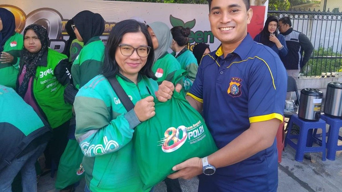 Polda Riau Sediakan Fasilitas Rest Area Khusus Pengemudi Ojol Pekanbaru