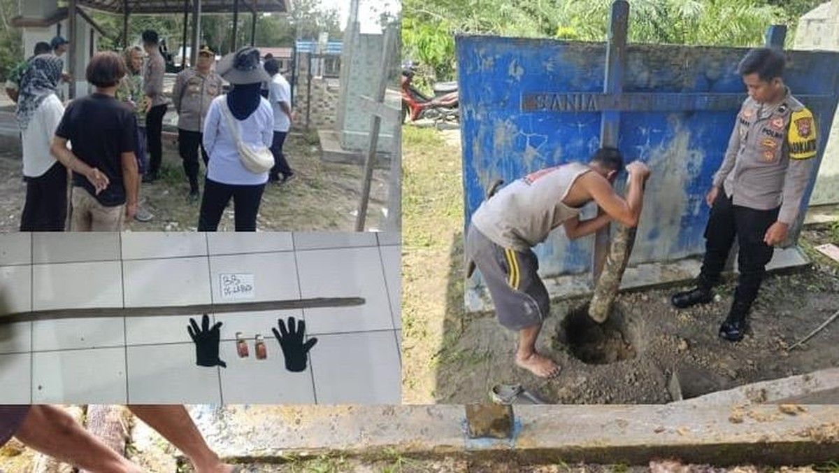Polisi Selidiki Pembongkaran 14 Makam di Barito Timur