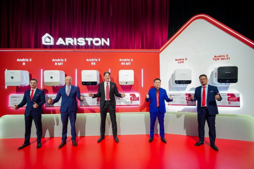 Ariston Luncurkan Water Heater Andris 3 untuk Kamar Mandi Modern