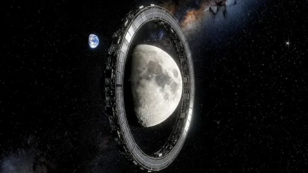 Shimizu Corporation Gagas Luna Ring Pembangkit Listrik Raksasa di Bulan