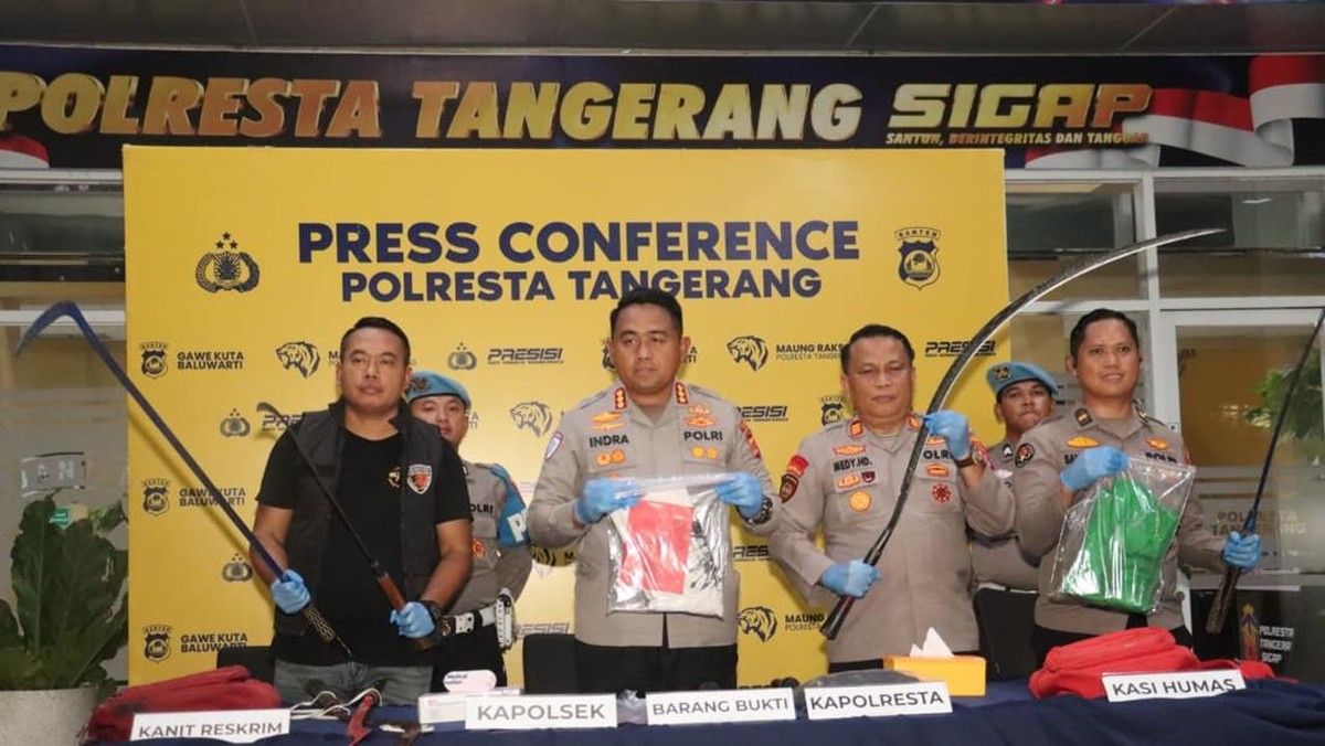 Polisi Tangkap Dua Pelajar Pelaku Pengeroyokan Tawuran Maut di Tangerang