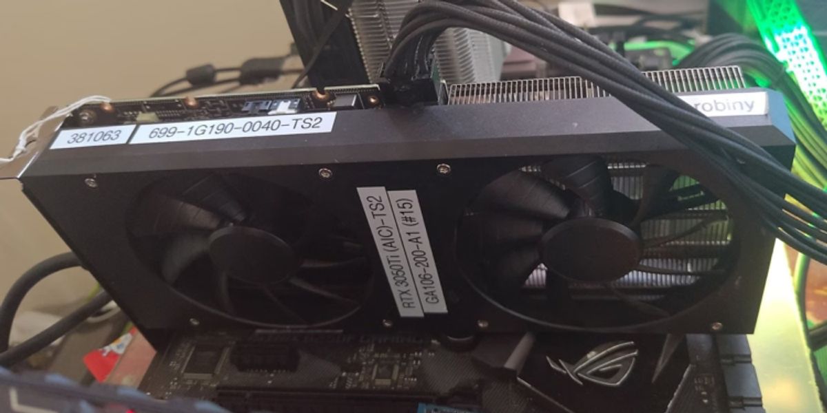 Purwarupa NVIDIA GeForce RTX 3050 Ti Desktop Bocor ke Publik