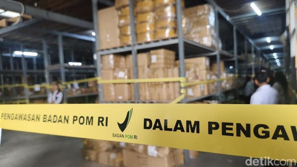 BPOM Sita Jutaan Kosmetik Ilegal Senilai Rp27,6 Miliar di Tangerang