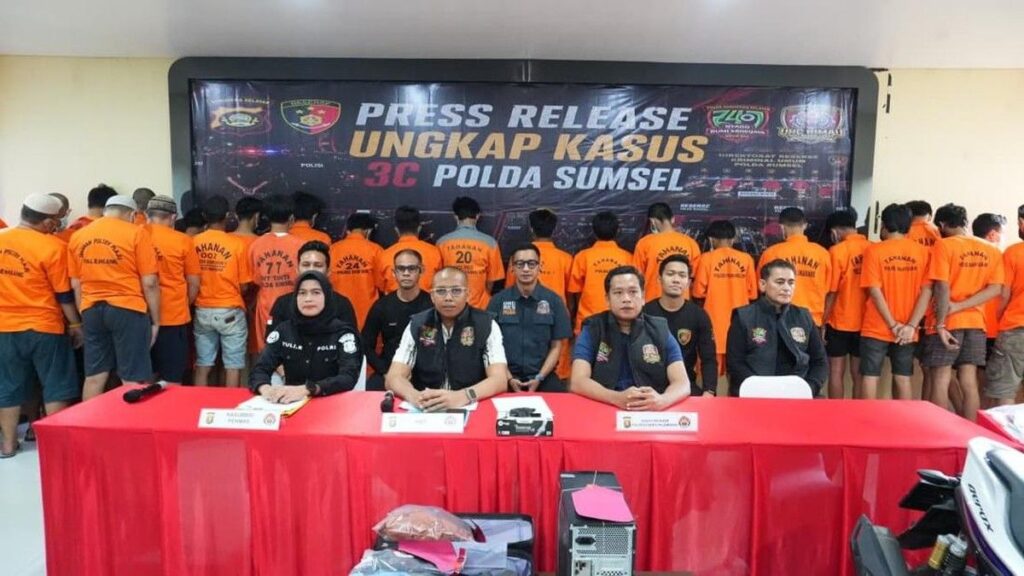 Polda Sumsel Tangkap 137 Tersangka Kriminalitas Selama Mei 2026