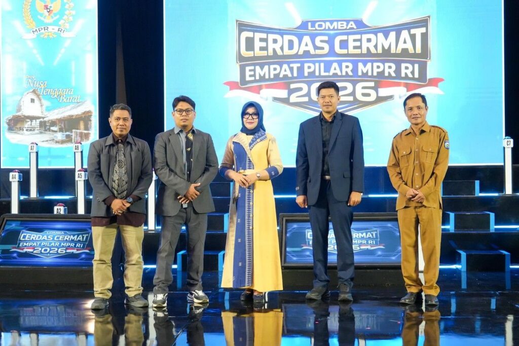 Evi Apita Maya Membuka Lomba Cerdas Cermat Empat Pilar MPR di NTB
