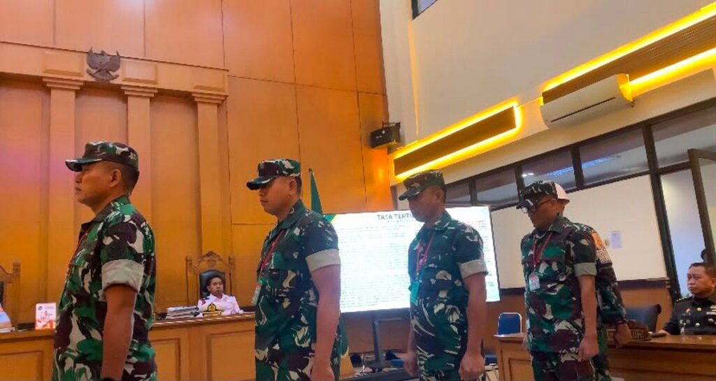 Pengadilan Militer Vonis Empat Prajurit TNI Kasus Penyiraman Air Keras